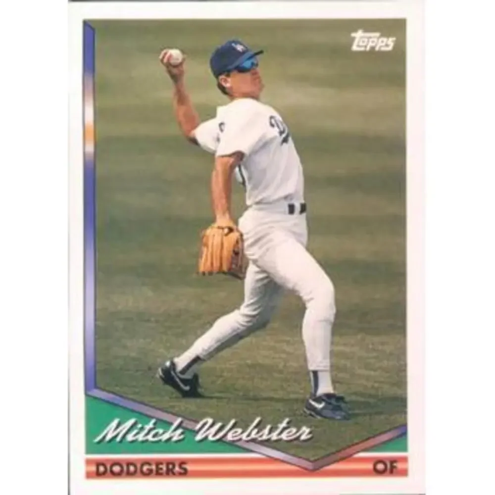 1994 Topps Mitch Webster # 382 Los Angeles Dodgers